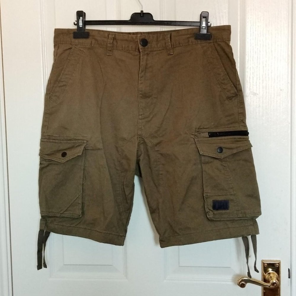 Primark Mens Green and Khaki Shorts